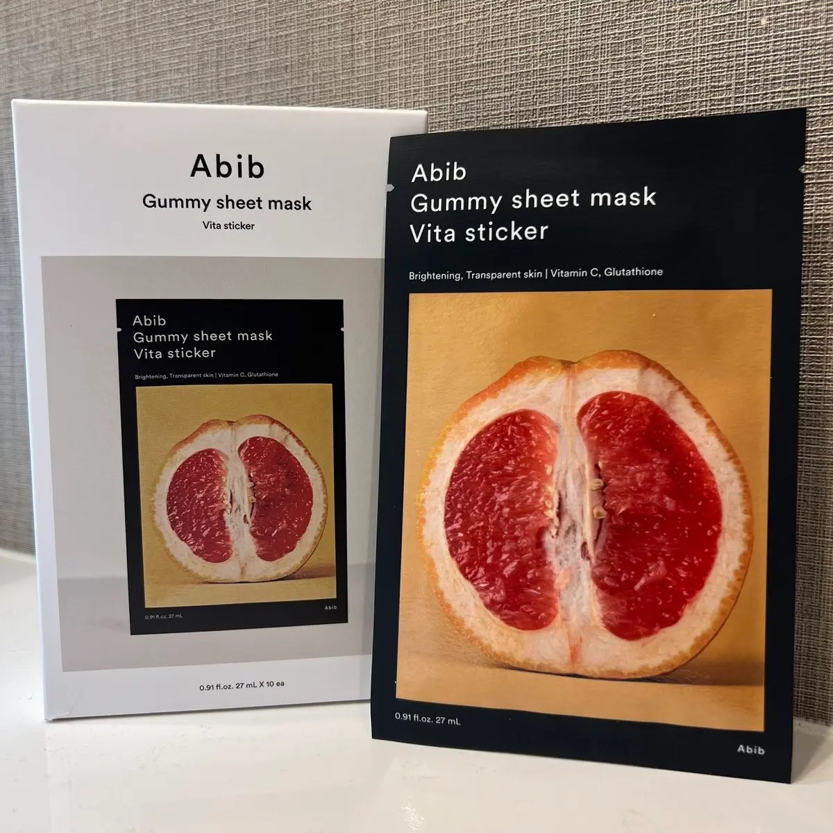 ガムシートマスクパック ビタ※15ステッカー/Abib /シートマスク・パックを使ったクチコミ（1枚目）
