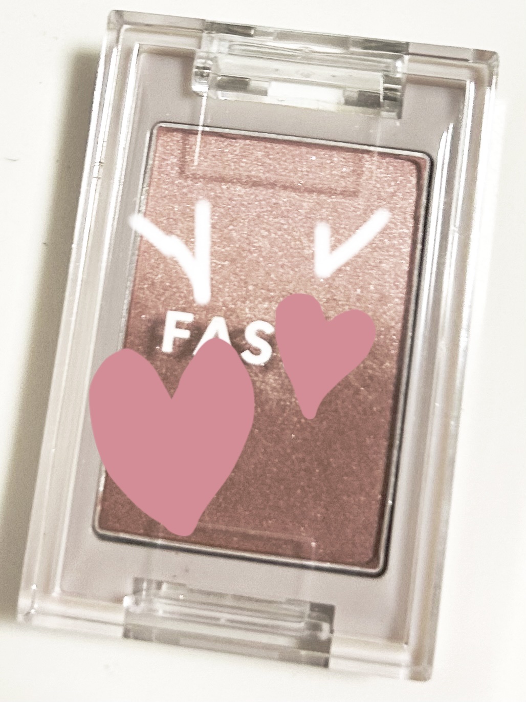 グラデーション アイカラー/FASIO/単色アイシャドウを使ったクチコミ（1枚目）