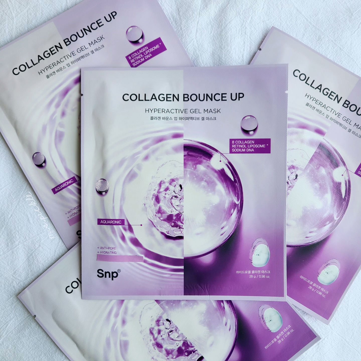 コラーゲンバウンスアップハイパーアクティブゲルマスク/SNP/シートマスク・パックを使ったクチコミ（1枚目）