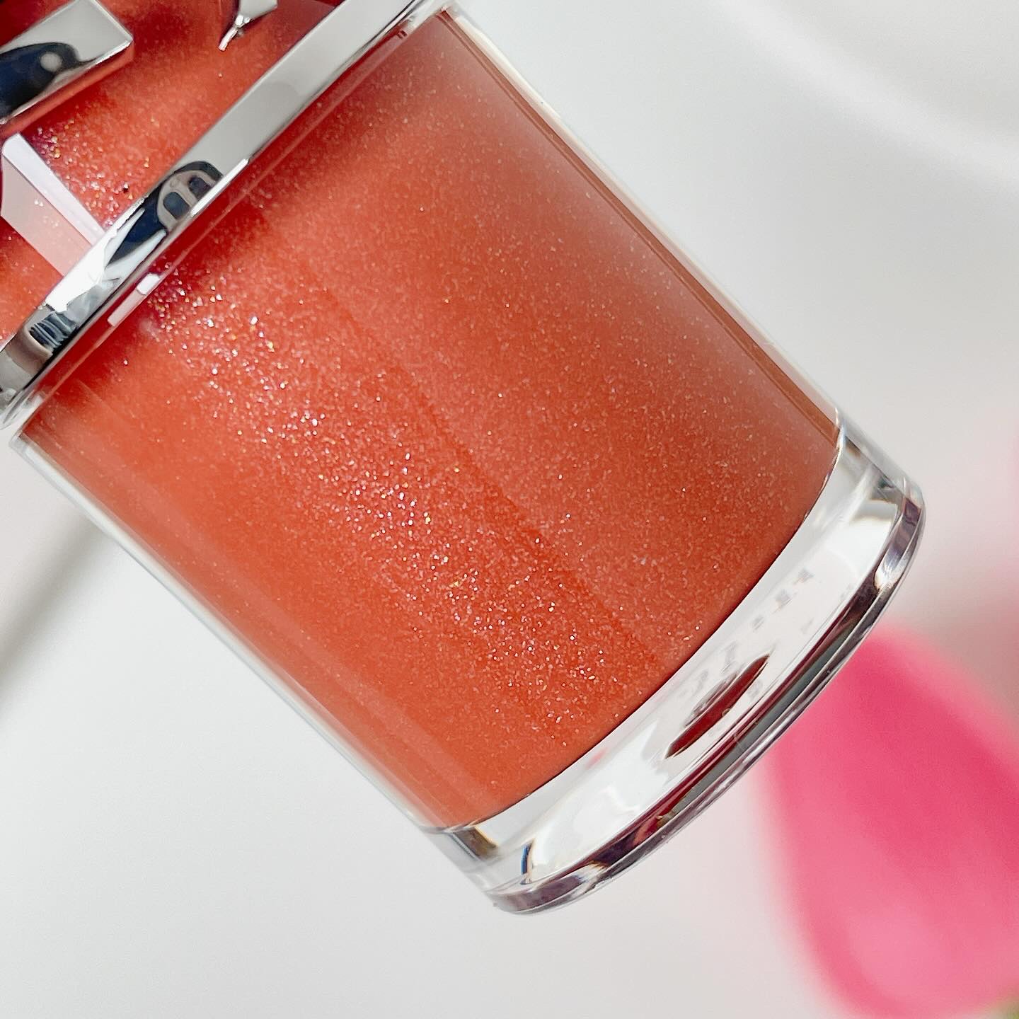 YSL ラブシャイン オイル グロス #5 カリフォルニア サンシャイン/YVES SAINT LAURENT BEAUTE/リップグロスを使ったクチコミ（2枚目）