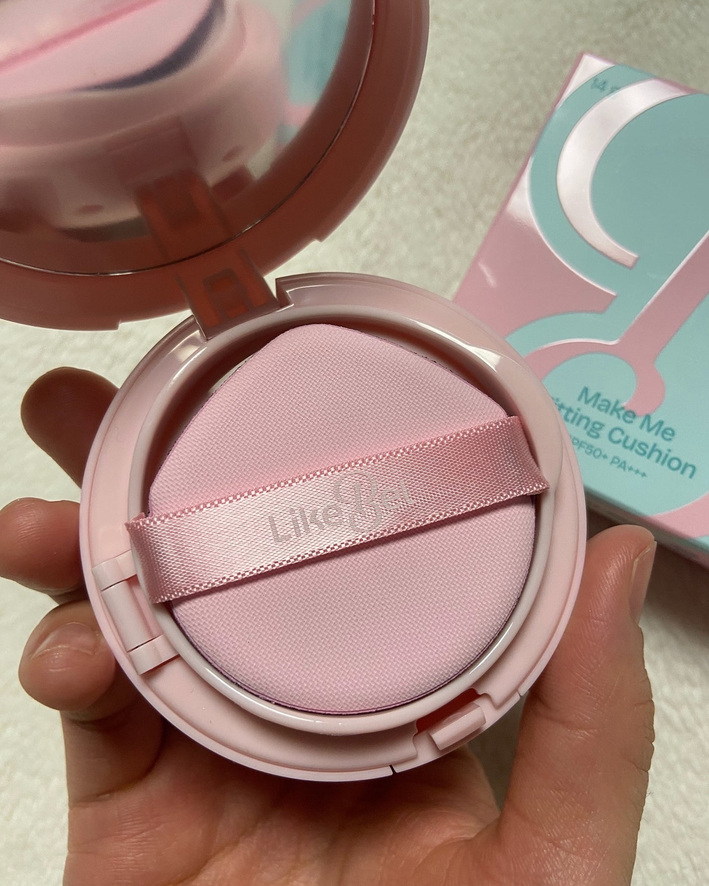 Make Me Fitting Cushion/Likebel/クッションファンデーションを使ったクチコミ(3枚目)
