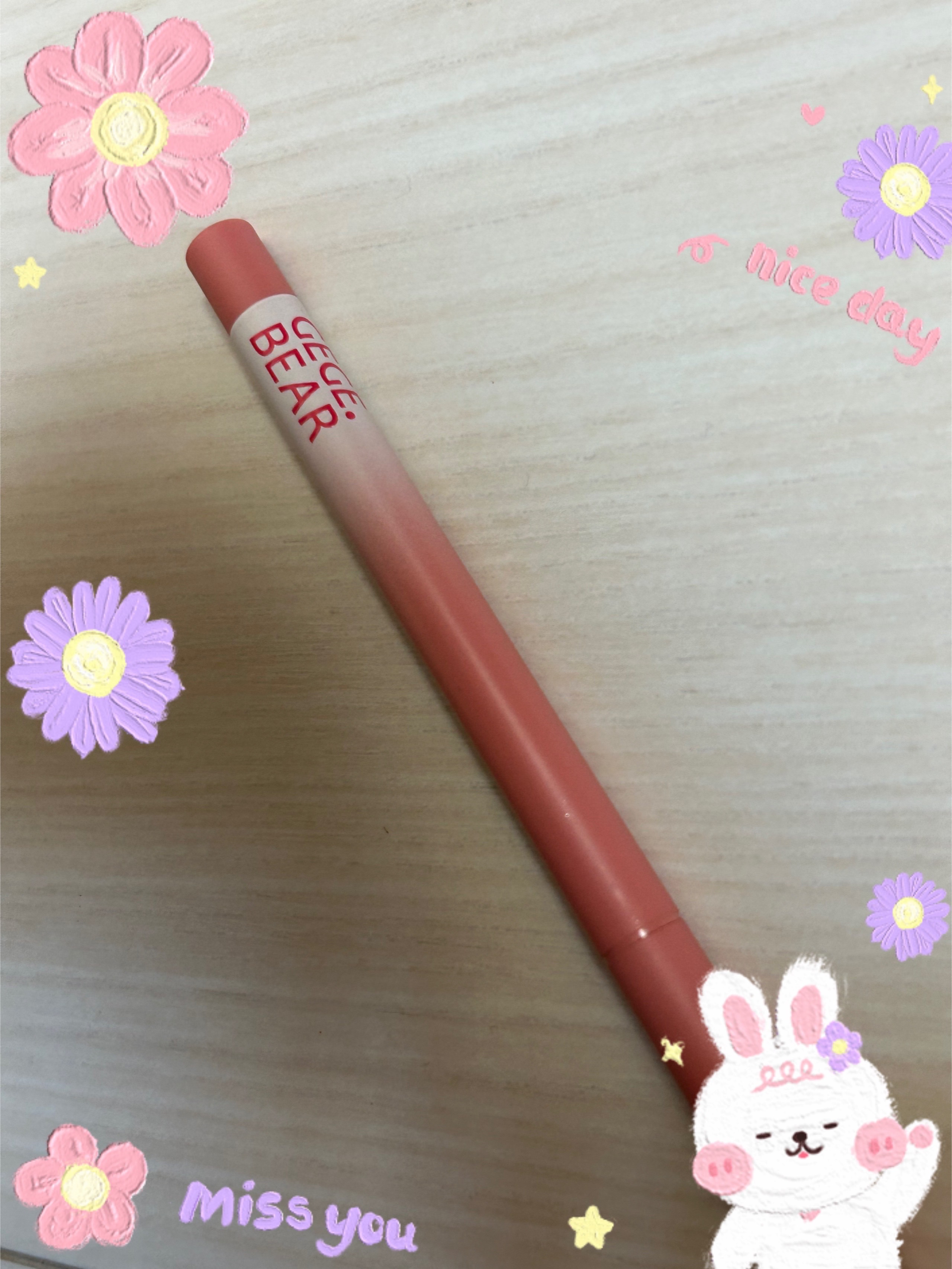 ハートリップ初キスリップグロス/Gege bear/リップグロスを使ったクチコミ（1枚目）