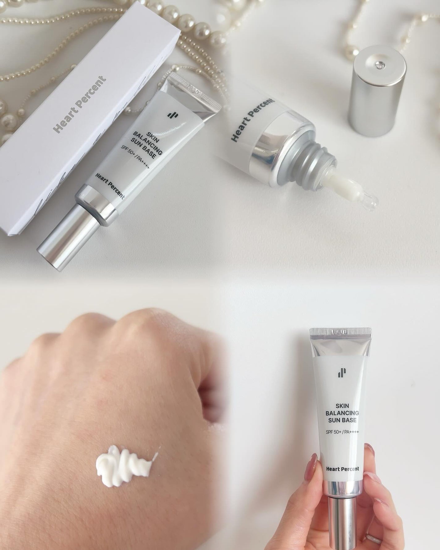 スキンバランシング サンベース/Heart Percent/日焼け止めクリームを使ったクチコミ(5枚目)