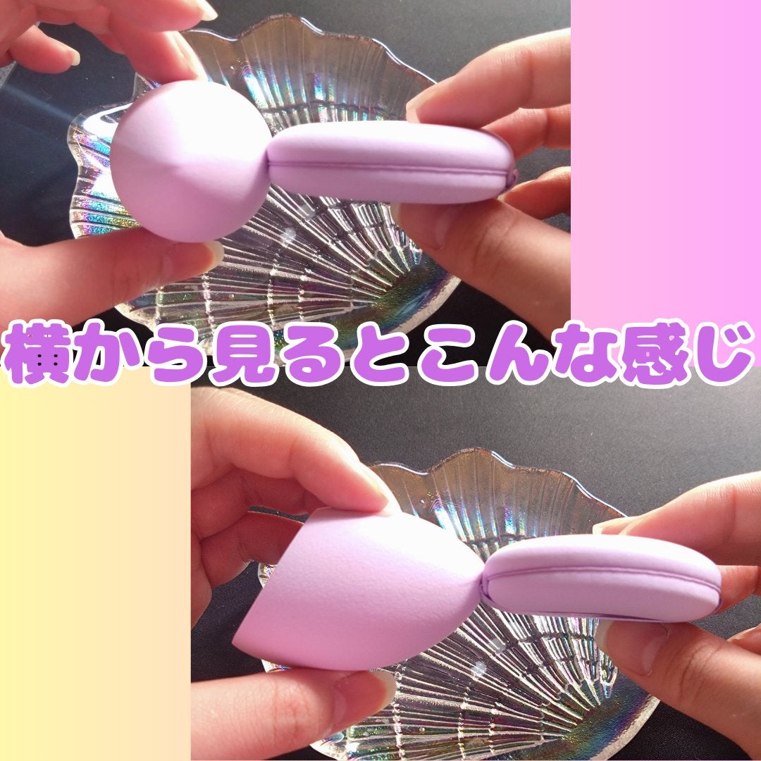 3Dスポンジ〈WET&DRY〉/ロージーローザ/パフ・スポンジを使ったクチコミ(4枚目)