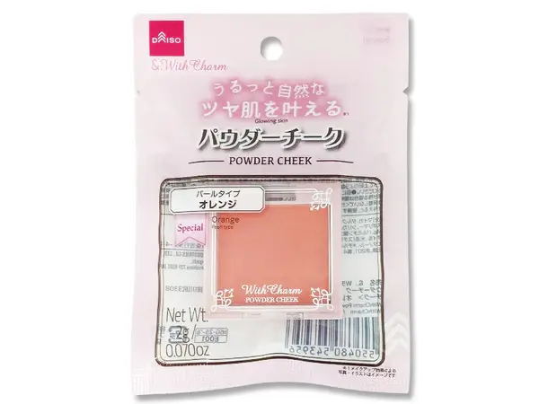 &. Wチャーム パウダーチーク DAISO