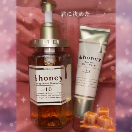 ディープモイスト シャンプー1.0/ヘアトリートメント2.0/&honey/市販シャンプーを使ったクチコミ(1枚目)