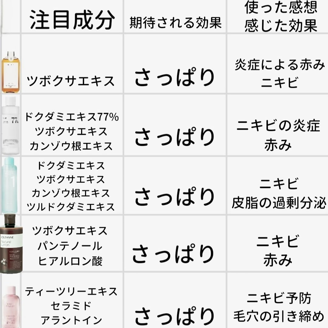 ドクダミ 77 スージングトナー/Anua/化粧水を使ったクチコミ（2枚目）