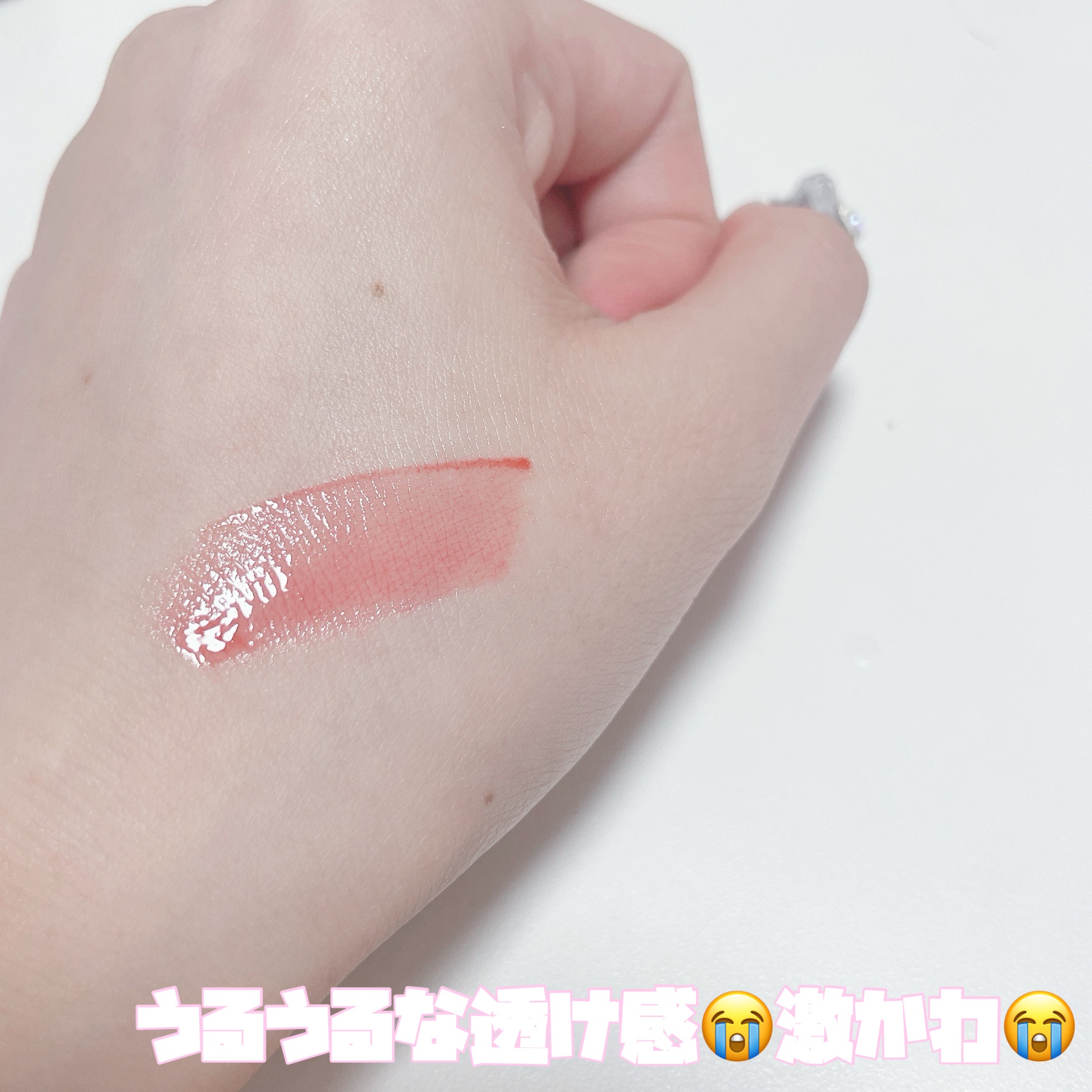 SPICY PINK パウティミラーティント/Uhue/リップティントを使ったクチコミ（2枚目）