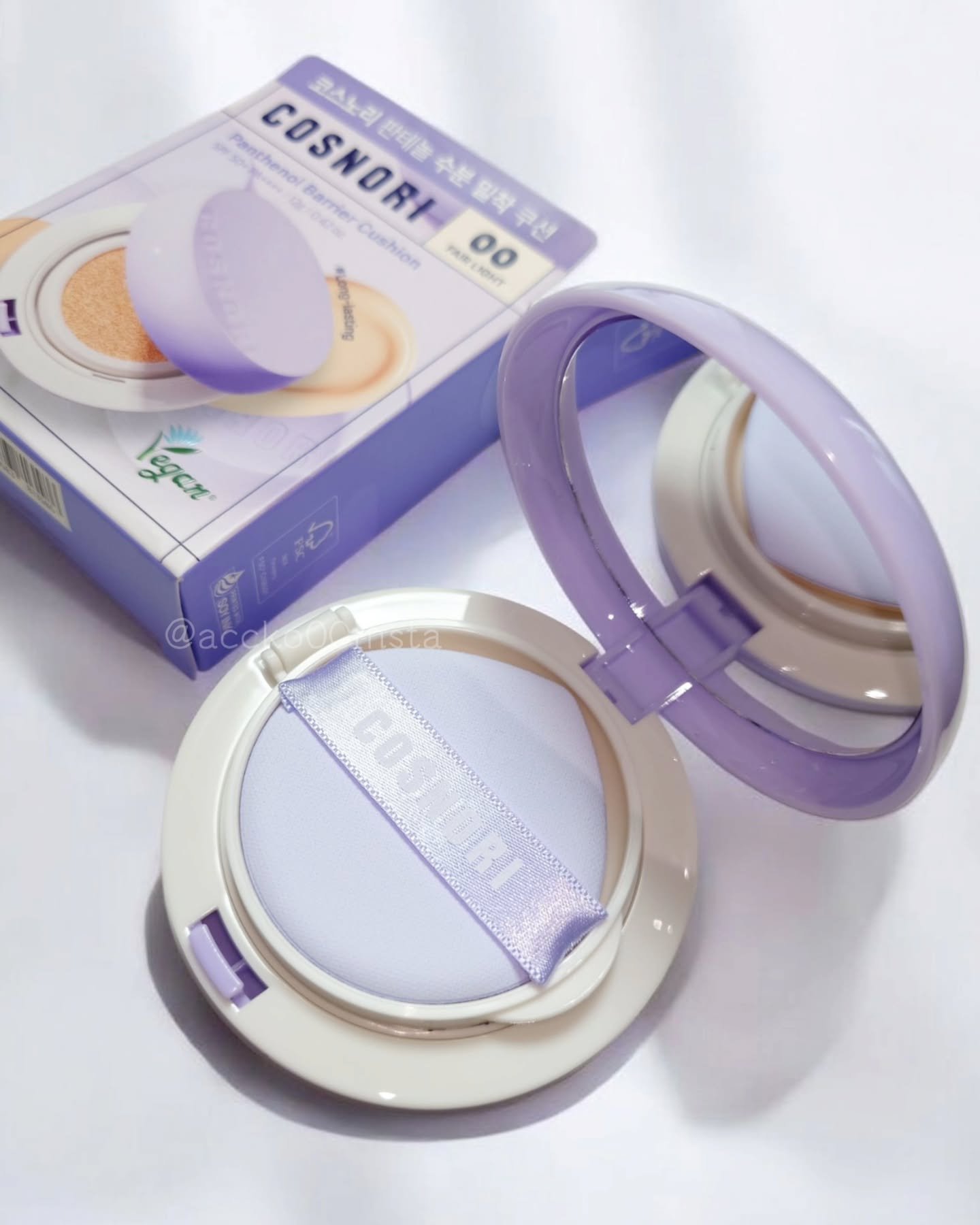 パンテノールバリアクッション/COSNORI/クッションファンデーションを使ったクチコミ（1枚目）