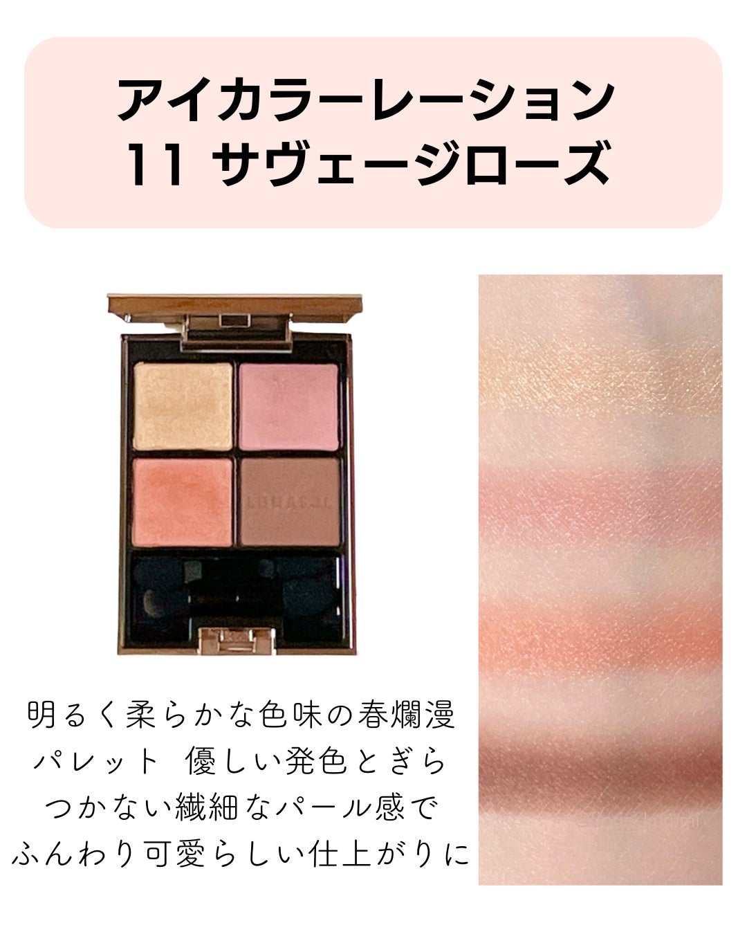 アイカラーレーション/LUNASOL/アイシャドウパレットを使ったクチコミ(3枚目)