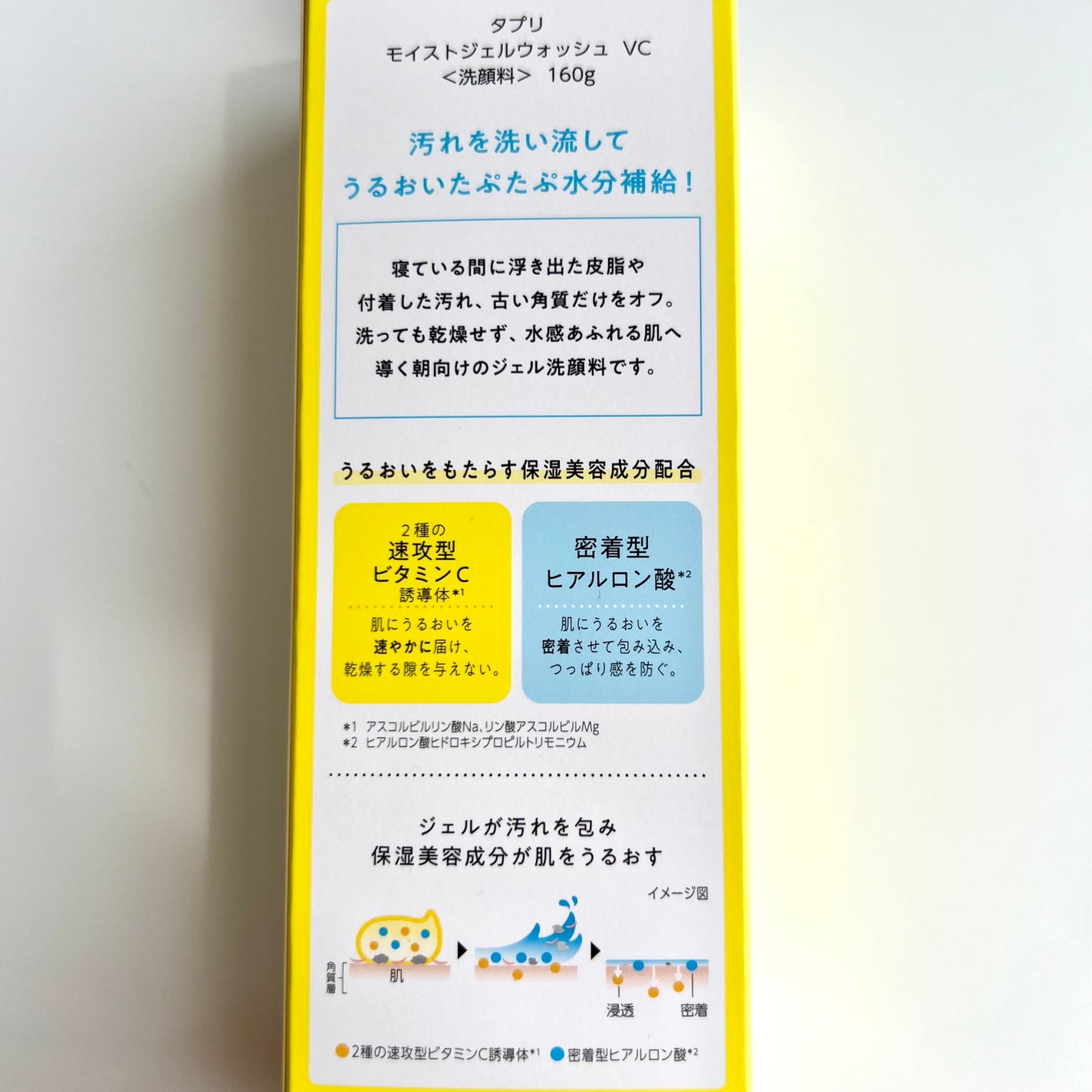 タプリ モイストジェルウォッシュ VC/ナリスアップ/その他洗顔料を使ったクチコミ(4枚目)