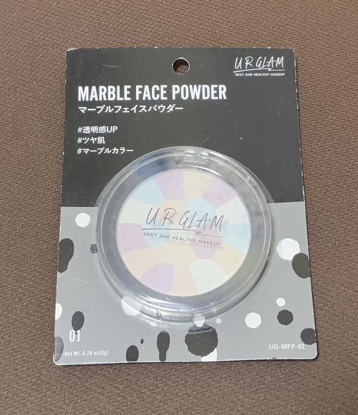 UR GLAM　MARBLE FACE POWDER/U R GLAM/プレストパウダーを使ったクチコミ（2枚目）