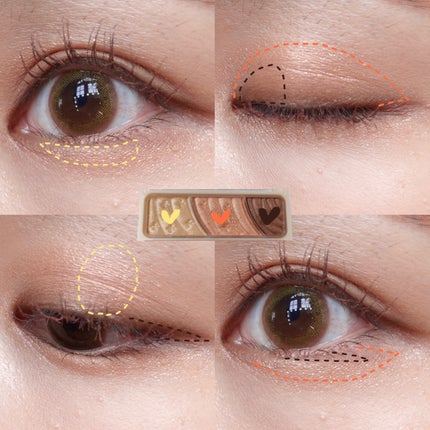 トーンアップアイシャドウ/CEZANNE/アイシャドウパレットを使ったクチコミ(2枚目)