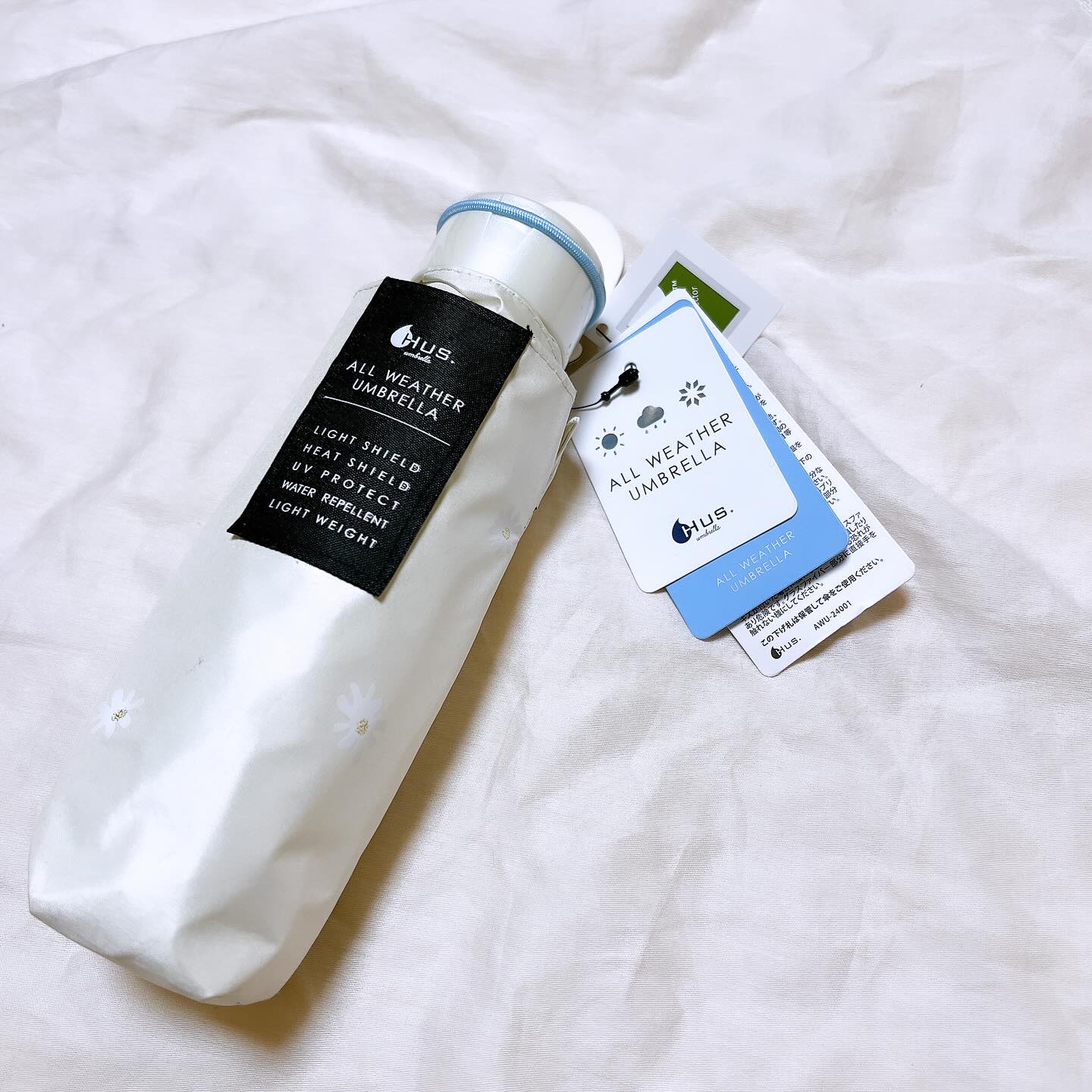 ALL WEATHER UMBRELLA/HUS./日傘を使ったクチコミ（1枚目）