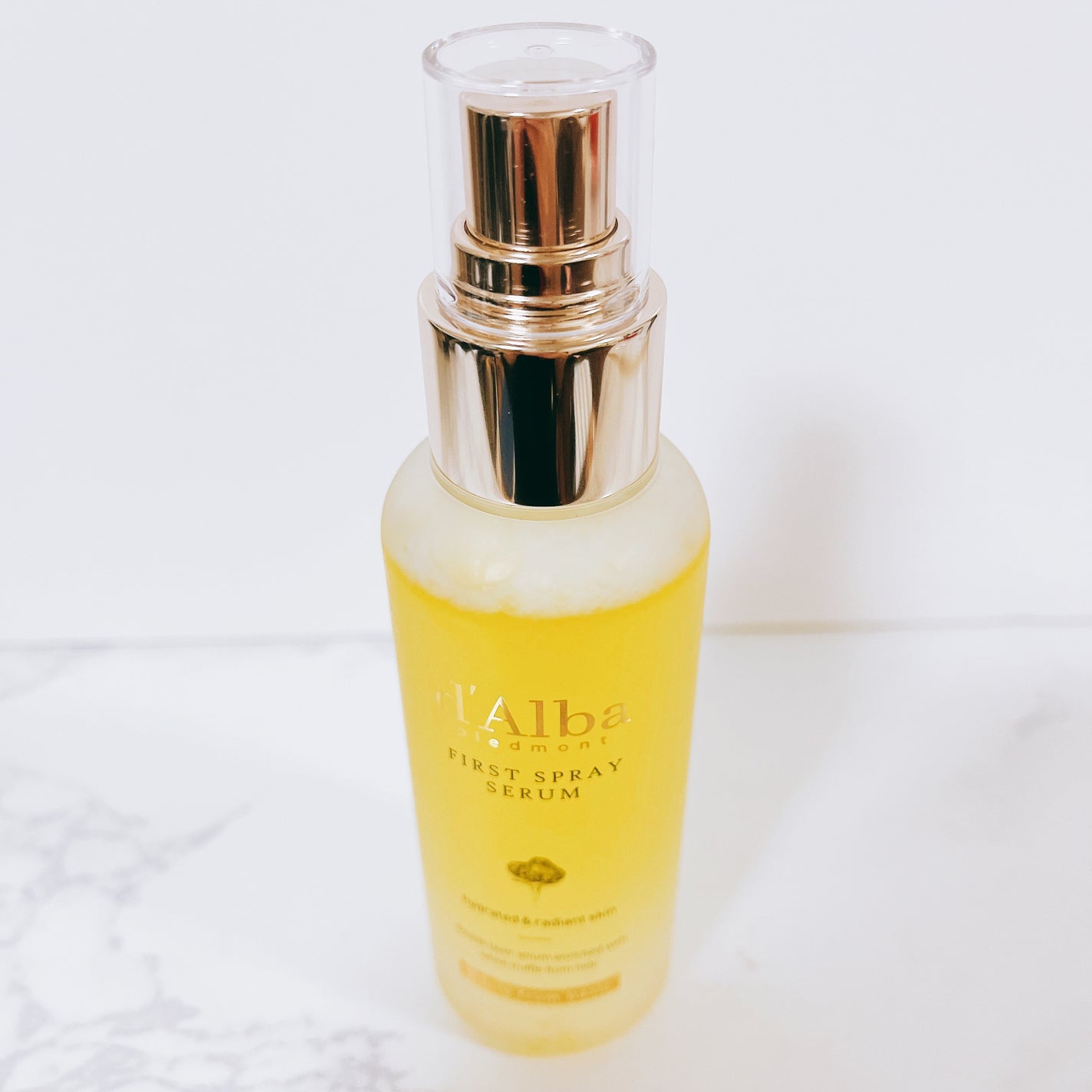 ダルバ ホワイトトリュフファーストスプレーセラム/ダルバ/ミスト状化粧水を使ったクチコミ(4枚目)