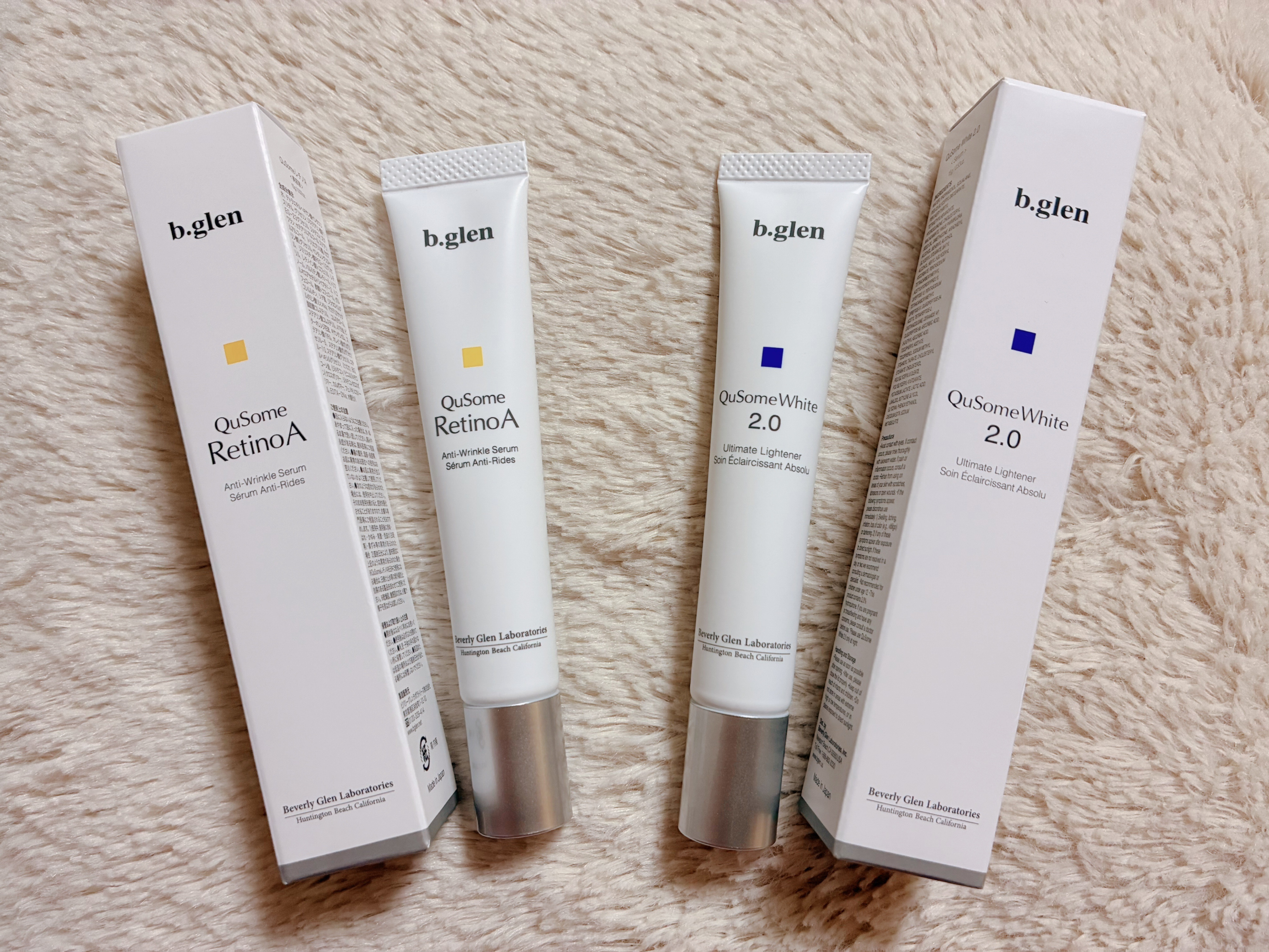 QuSomeレチノA/b.glen/美容液を使ったクチコミ（1枚目）