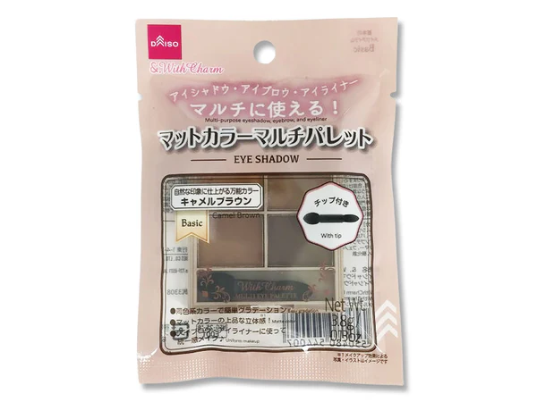 &. Wチャーム アイシャドウマットカラーマルチパレット / DAISO