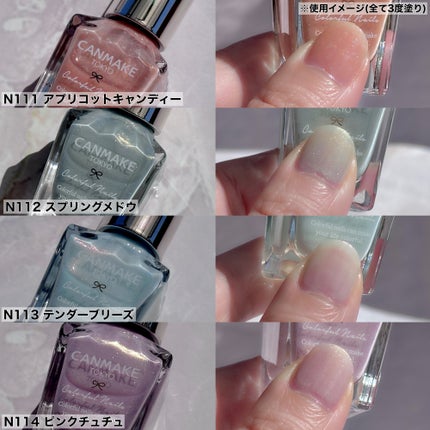 カラフルネイルズ/キャンメイク/マニキュアを使ったクチコミ(5枚目)