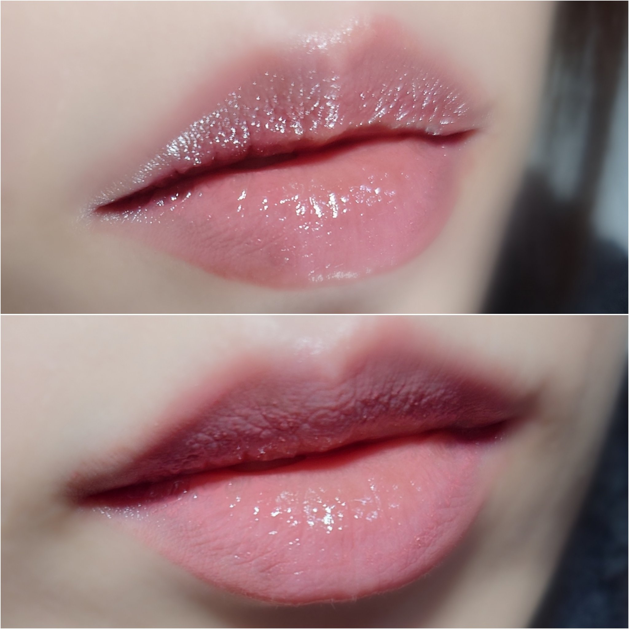 グロウフォンデュリップ 02　レイジーローズ/CEZANNE/口紅・グロス・リップライナー・リップケアを使ったクチコミ（3枚目）