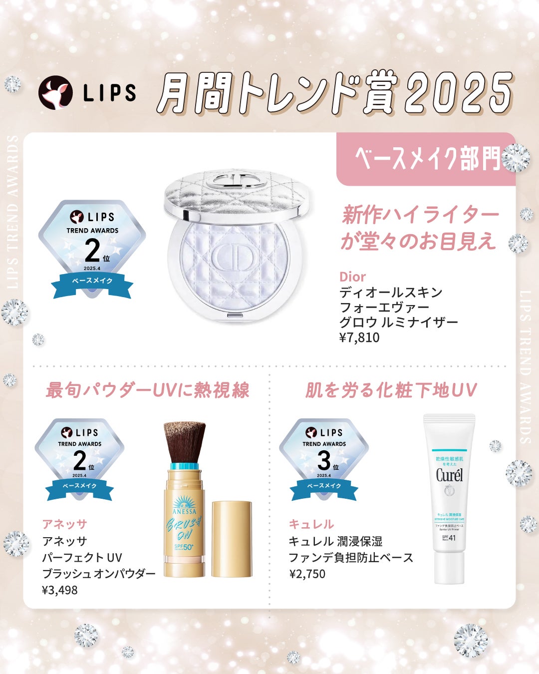 LIPS公式アカウント on LIPS 「/#LIPS月間トレンド賞🏆2025年4月を発表しました✨\S..」(2枚目)