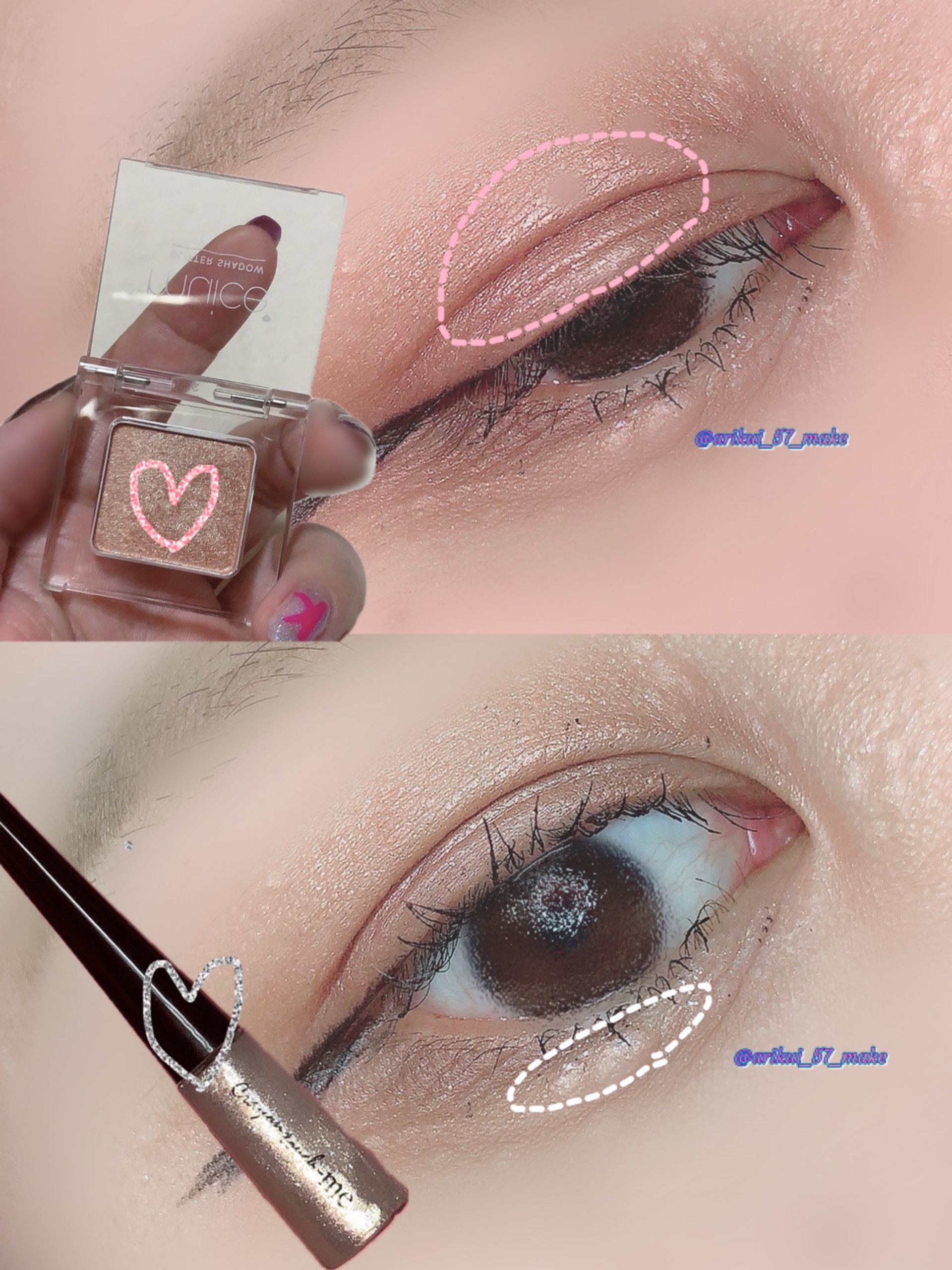 TM シャインジュエリーアイグリッター B/キャンドゥ/グリッターを使ったクチコミ（3枚目）