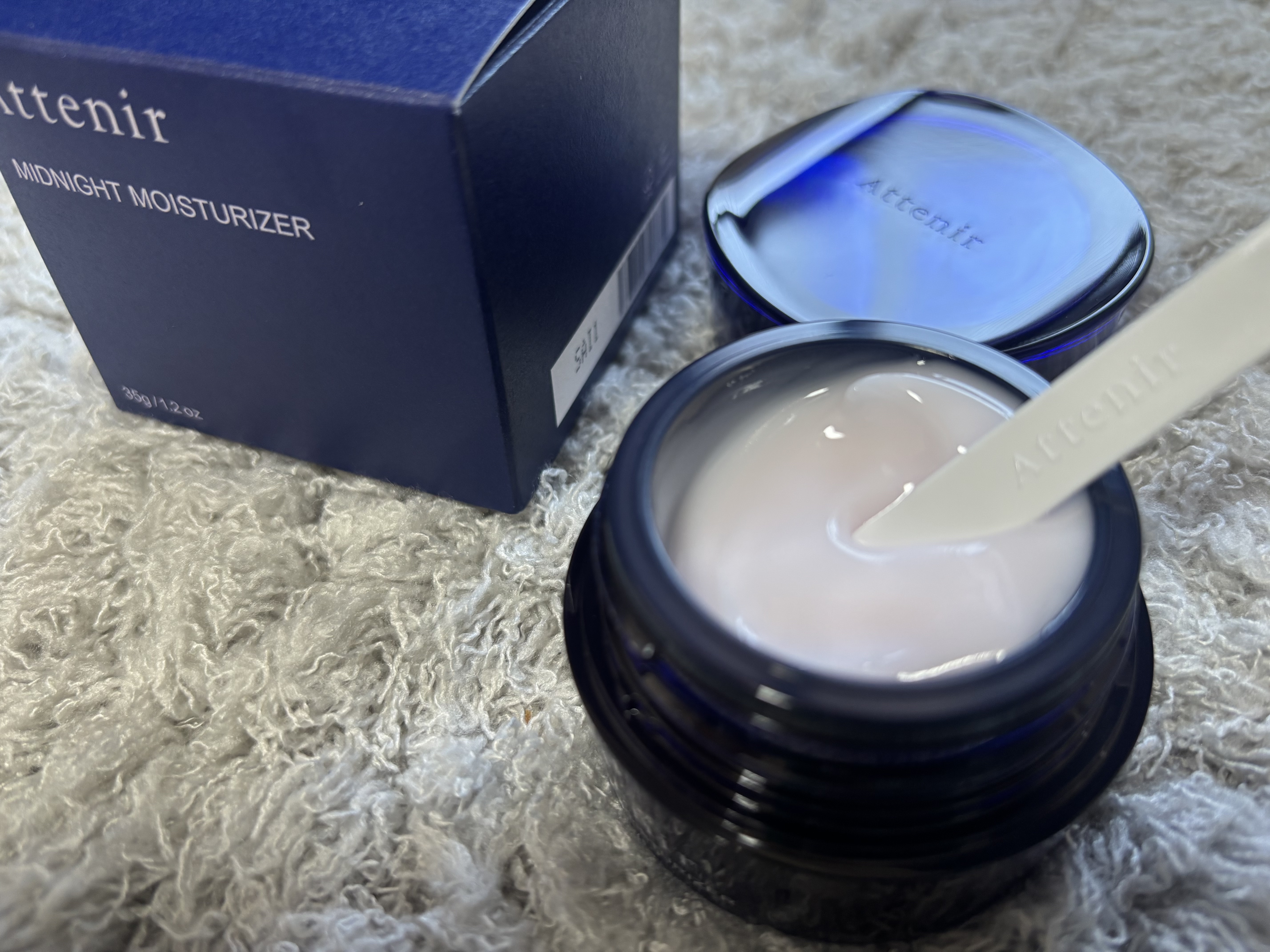 アテニア ミッドナイトモイスチャライザー/アテニア/フェイスクリームを使ったクチコミ（2枚目）