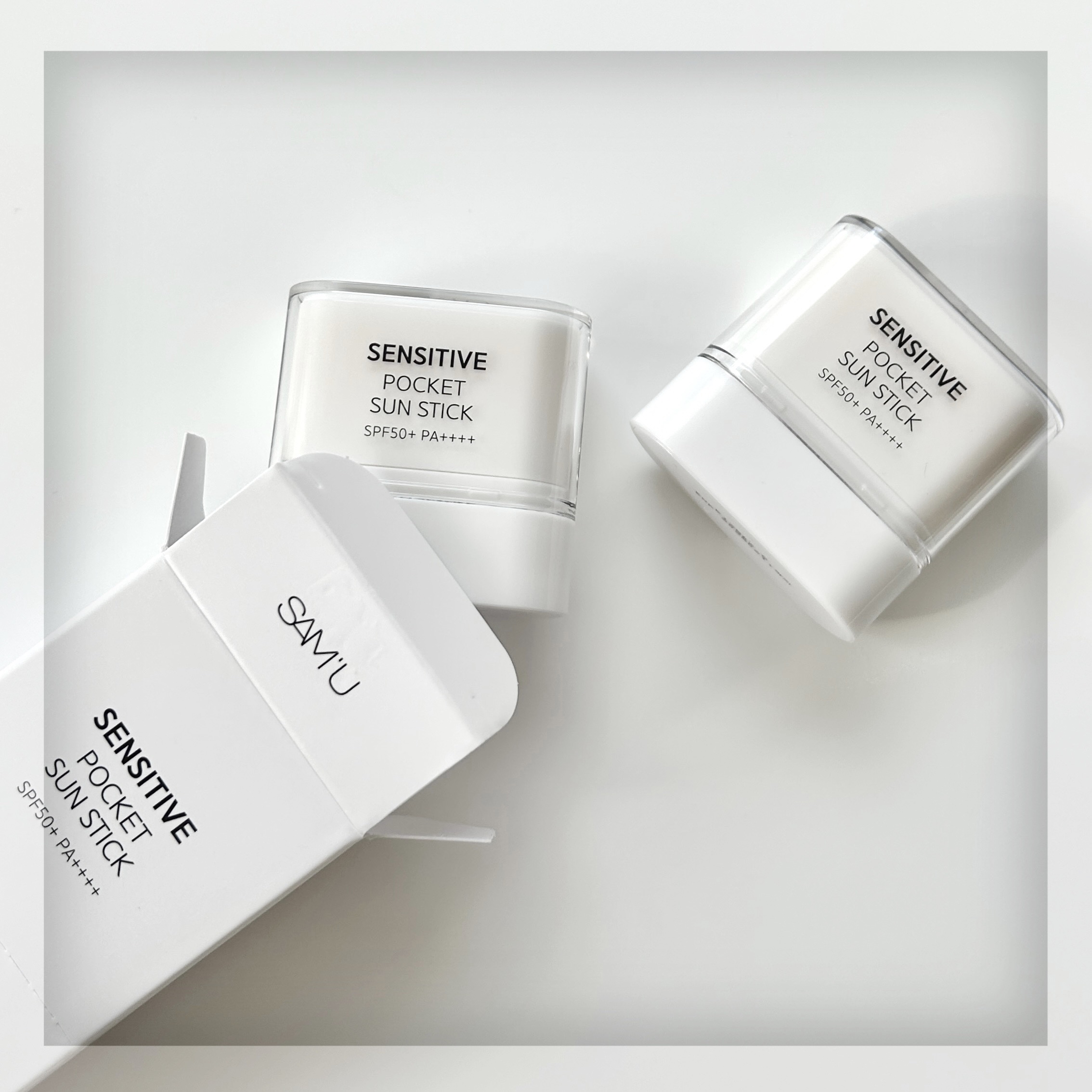 センシティブポケットサンスティック/SAM'U/日焼け止めスティックを使ったクチコミ（1枚目）