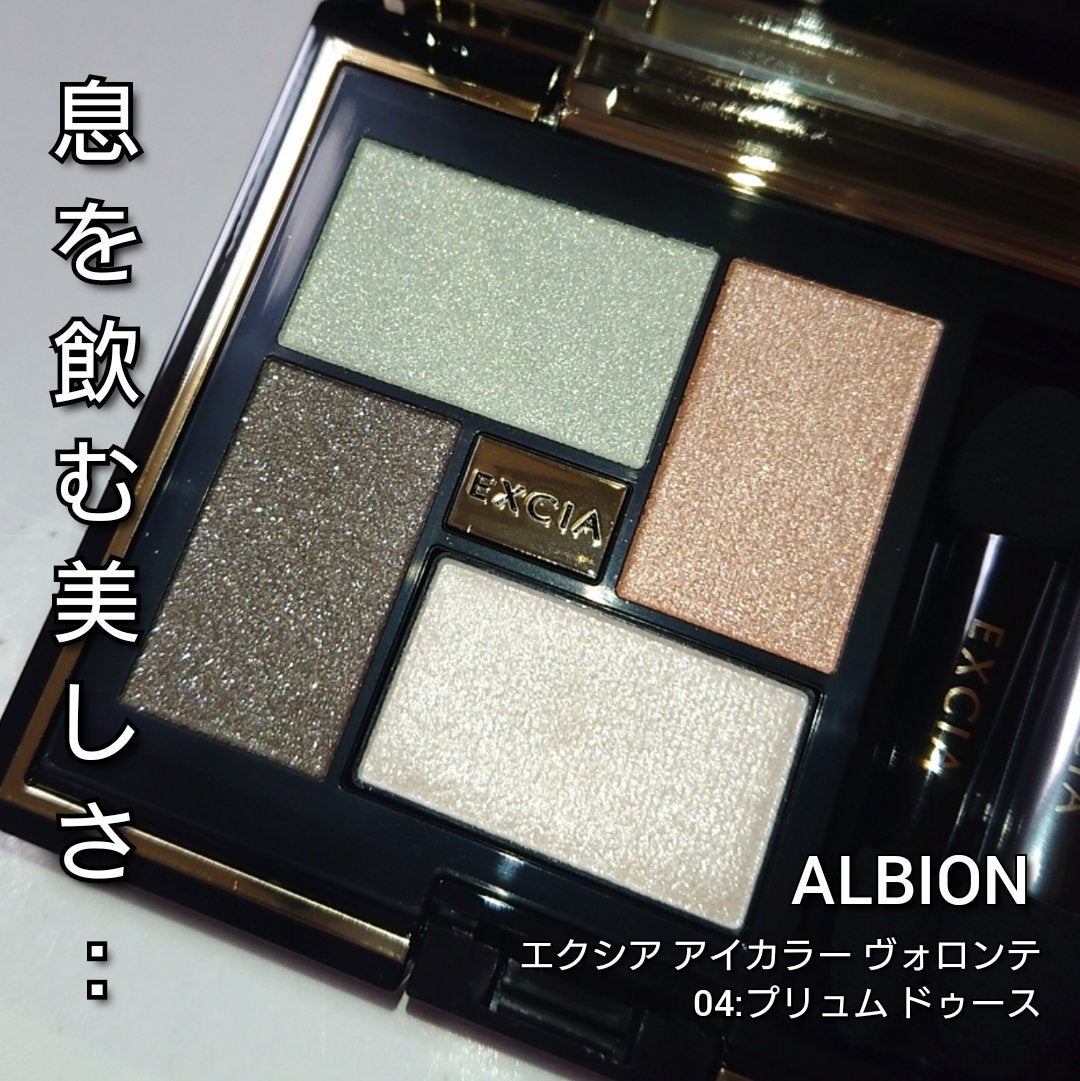 エクシア アイカラー カンテット/ALBION/アイシャドウパレットを使ったクチコミ(2枚目)