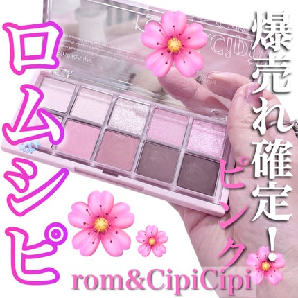 ロムシピ レシピパレット/rom&Cipi/アイシャドウパレットを使ったクチコミ(1枚目)