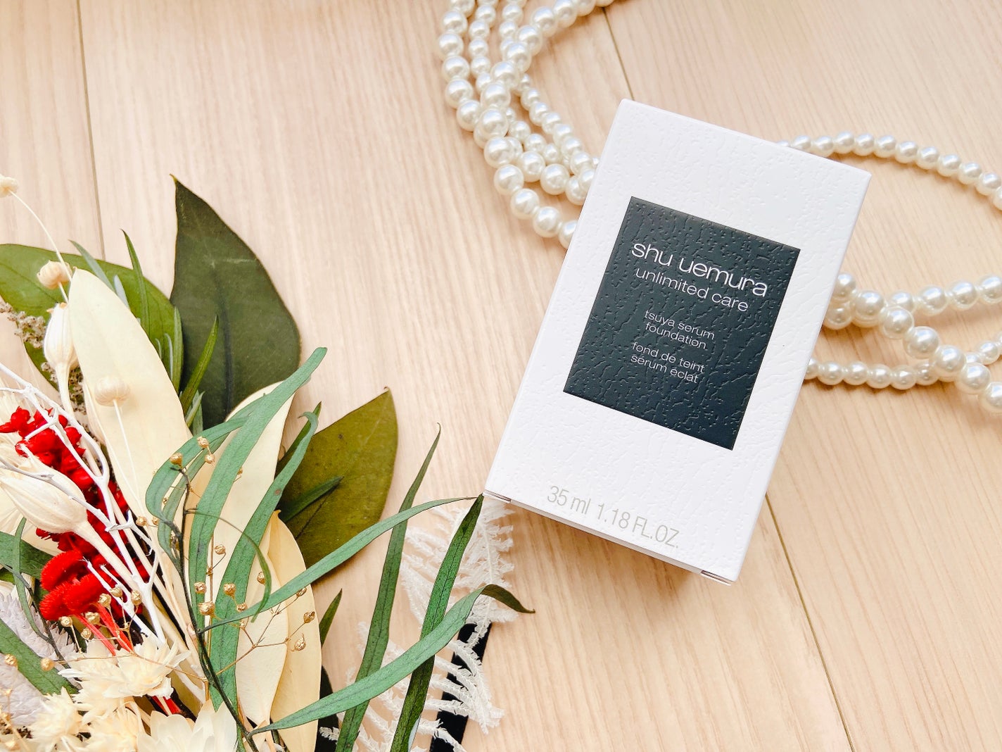 アンリミテッド ケア ツヤ セラム ファンデーション/shu uemura/リキッドファンデーションを使ったクチコミ(2枚目)