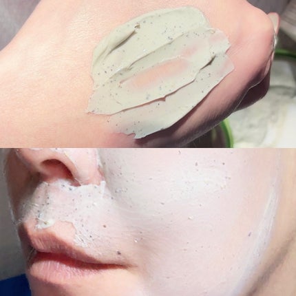 緑豆毛穴クレイパック/beplain/洗い流すパック・マスクを使ったクチコミ(5枚目)