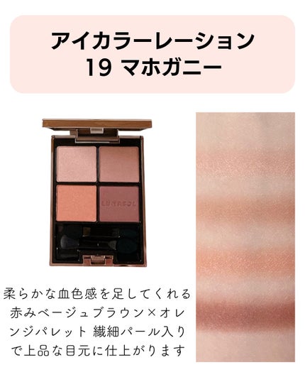 アイカラーレーション/LUNASOL/アイシャドウパレットを使ったクチコミ(6枚目)