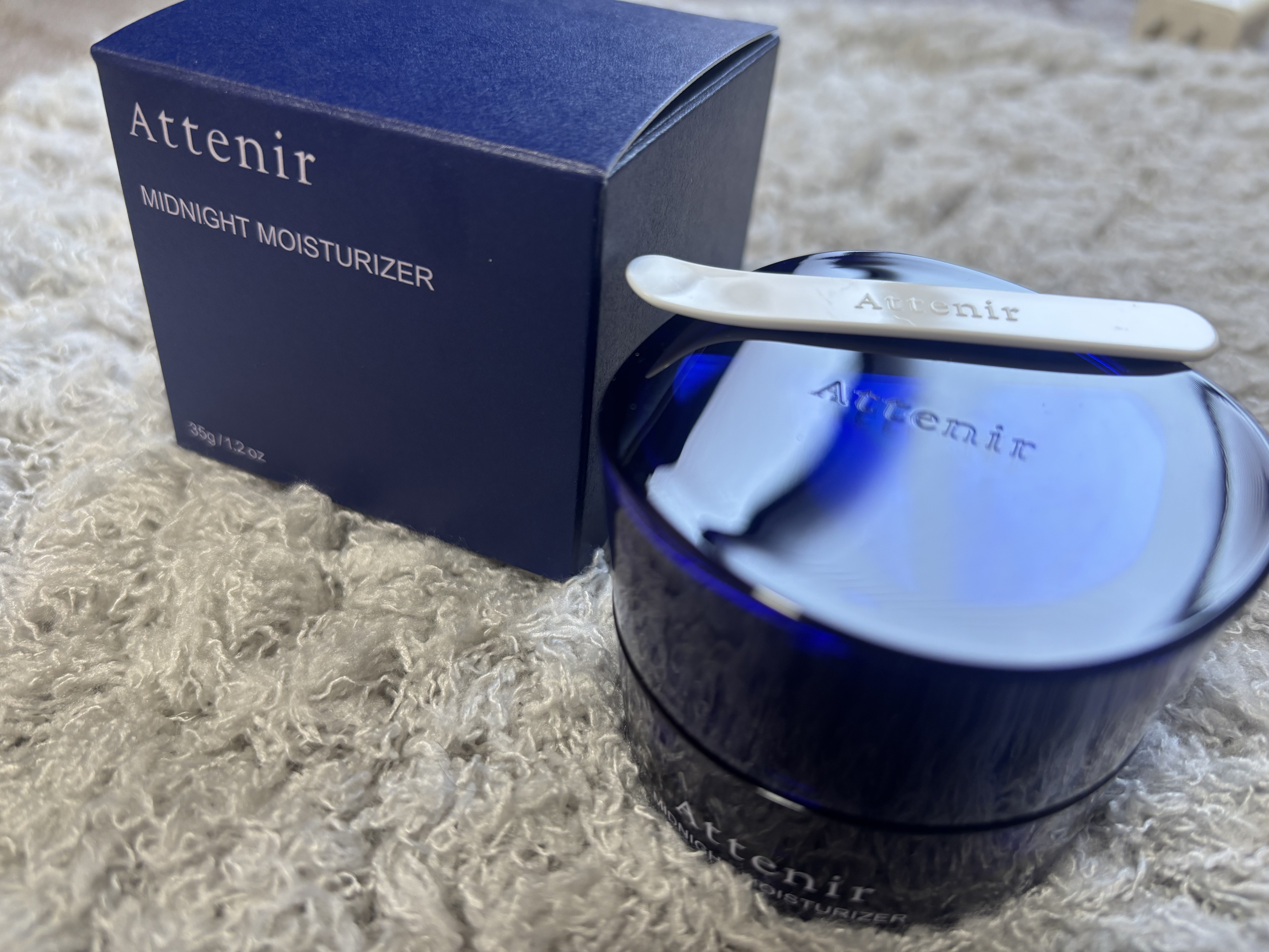 アテニア ミッドナイトモイスチャライザー/アテニア/フェイスクリームを使ったクチコミ（1枚目）