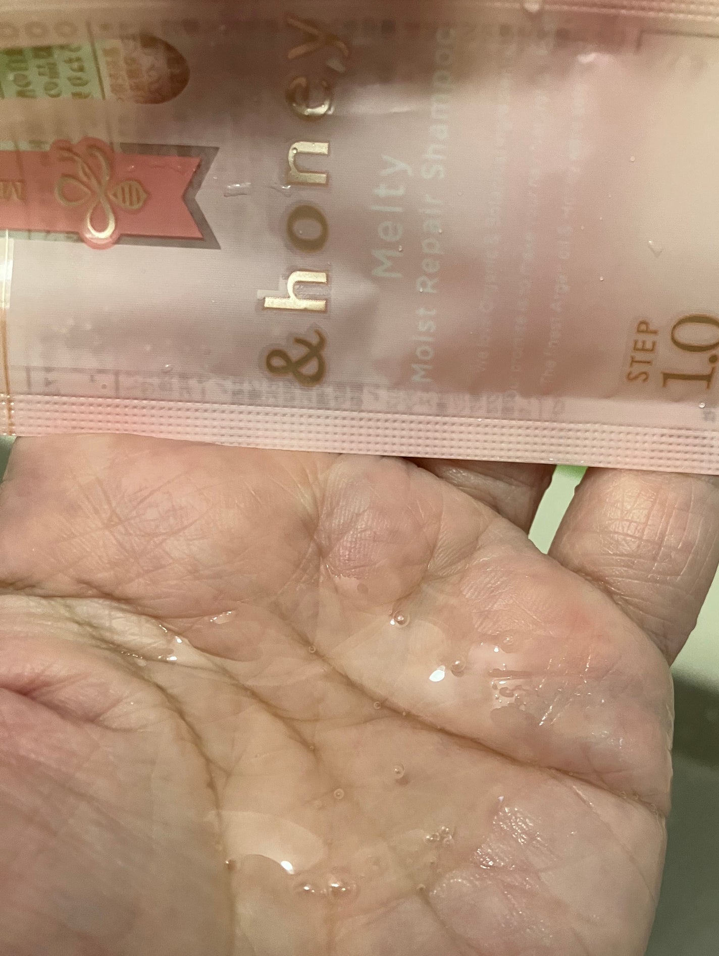 &honey Melty モイストリペア シャンプー1.0/モイストリペア ヘアトリートメント2.0/&honey/市販シャンプーを使ったクチコミ(2枚目)