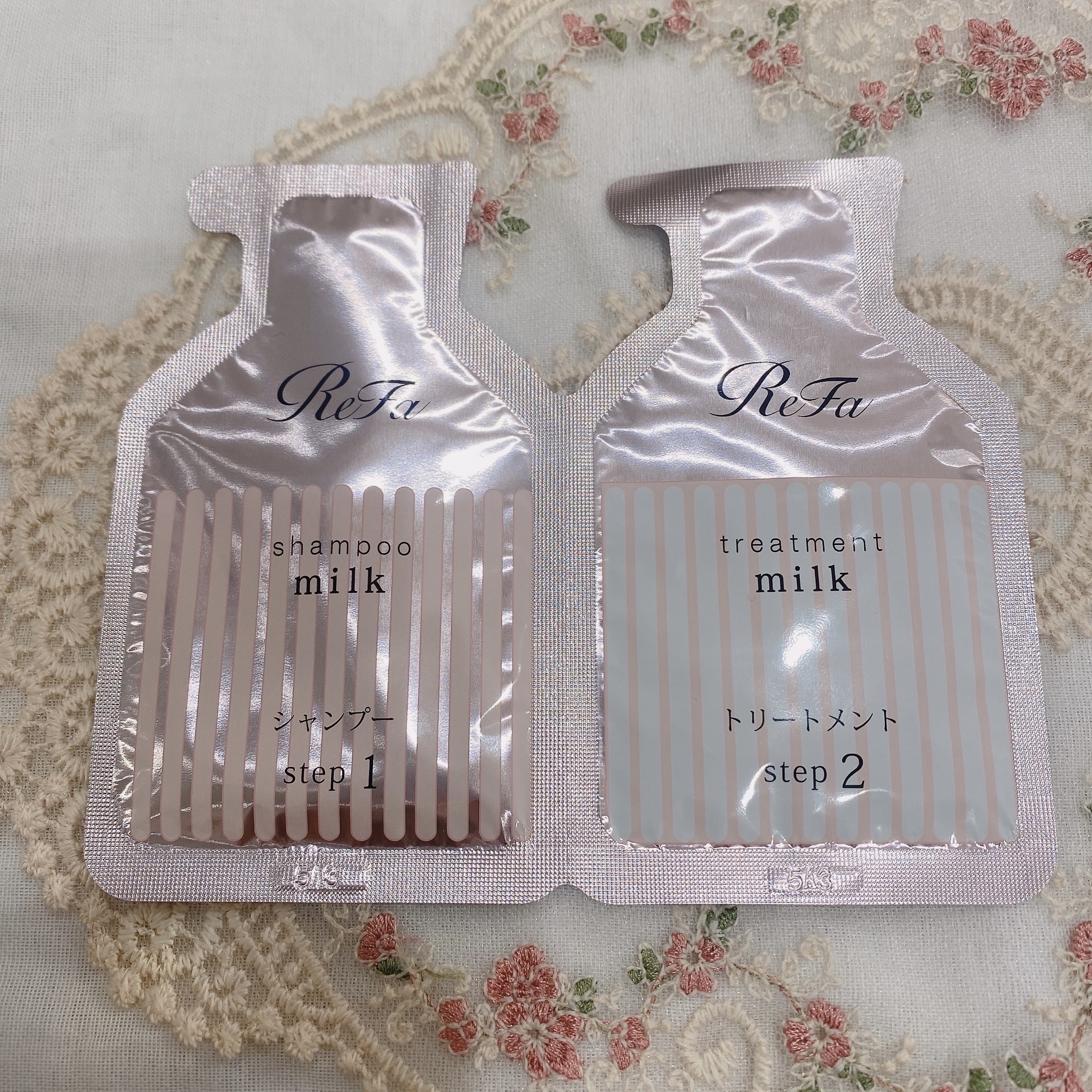 リファミルクプロテインシャンプーピンク/トリートメントピンク/ReFa/市販シャンプーを使ったクチコミ（1枚目）