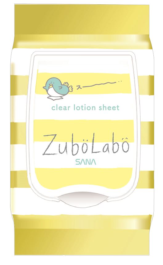 サナ　ズボラボ　朝用ふき取り化粧水シート　ひんやりタイプ　ＶＣ / ズボラボ