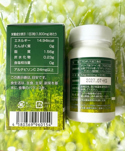 ブラジルプロポリスベルデカプセル/コパル物産/健康サプリメントを使ったクチコミ(5枚目)