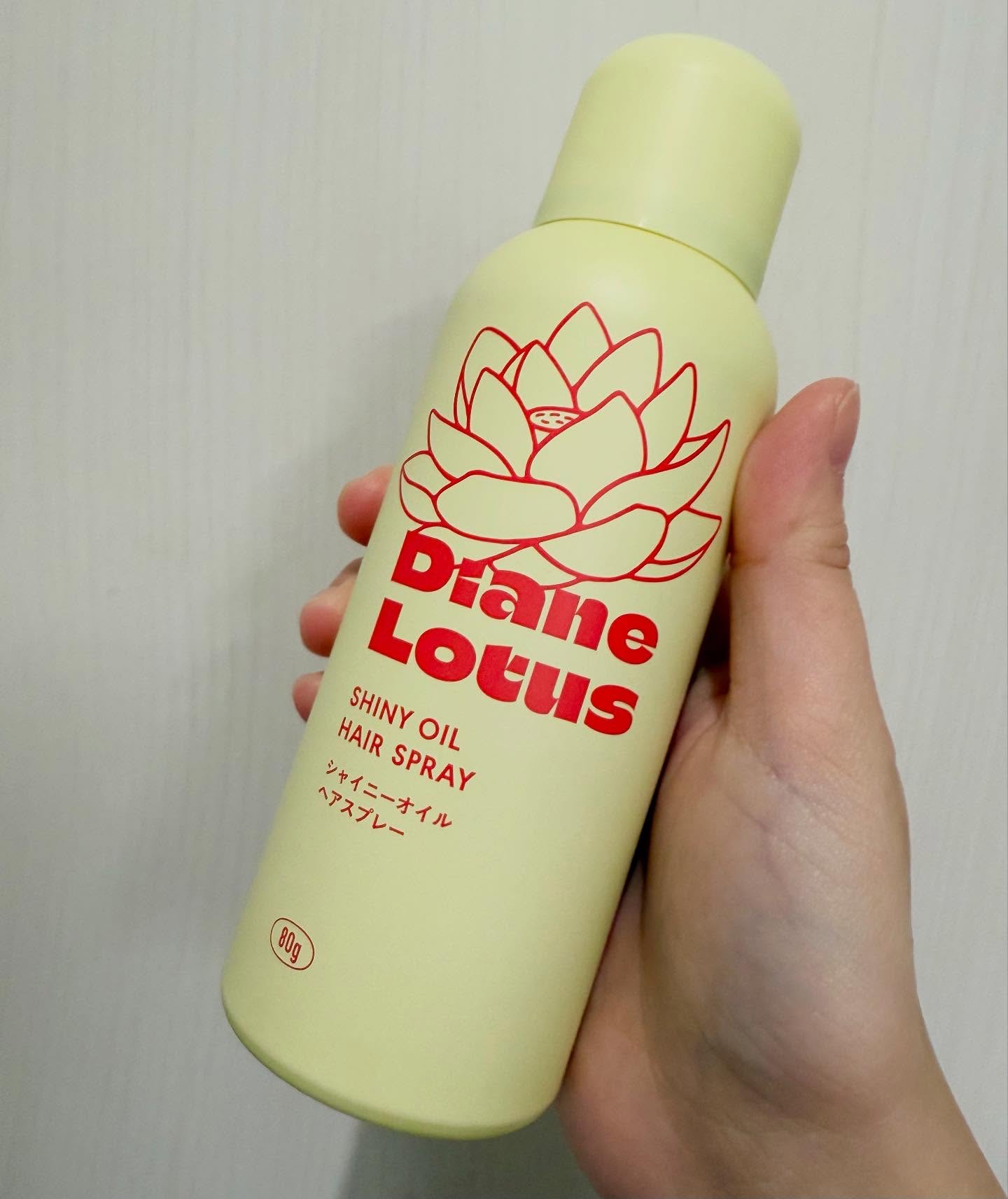 ロータス シャイニーオイル ヘアスプレー ピーチ＆ホワイトティーの香り/ダイアン/ヘアスプレーを使ったクチコミ（1枚目）