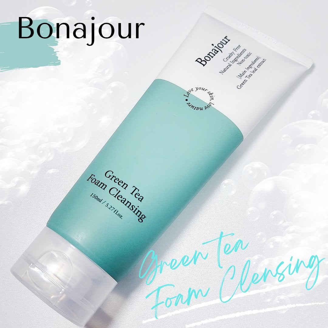 グリーンティーフォームクレンジング/Bonajour/クレンジングクリームを使ったクチコミ(1枚目)