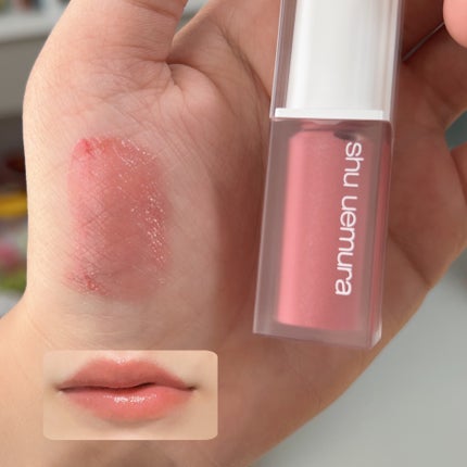 キヌケアグローアップ グリーム/shu uemura/口紅を使ったクチコミ(3枚目)