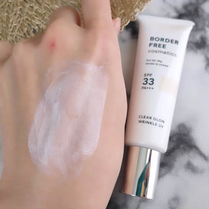 クリアグロウリンクルUV/BORDER FREE cosmetics/日焼け止め・UVケアを使ったクチコミ(6枚目)