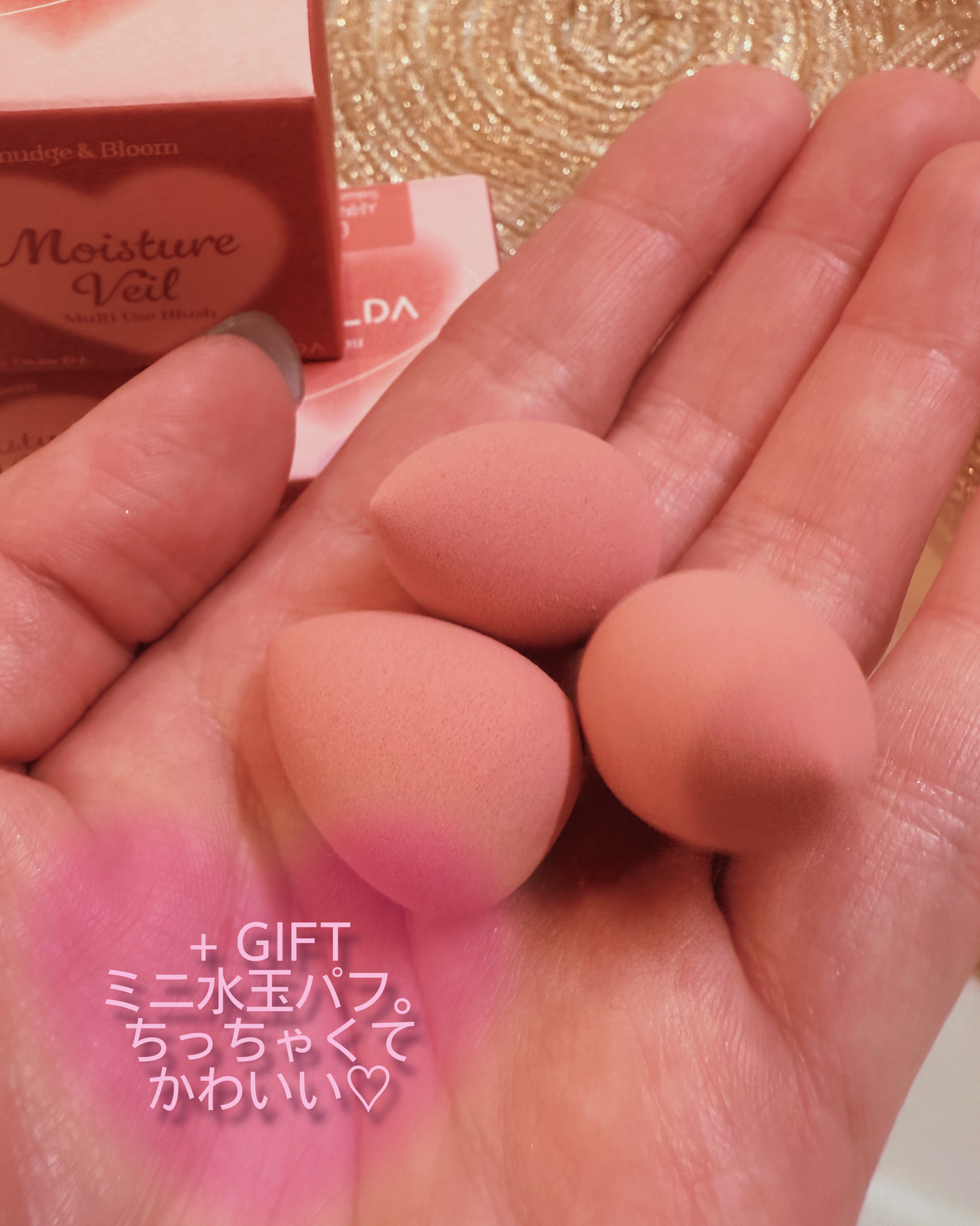 モイスチャーベール マルチユースブラッシャー/MOOLDA/ジェル・クリームチークを使ったクチコミ（3枚目）