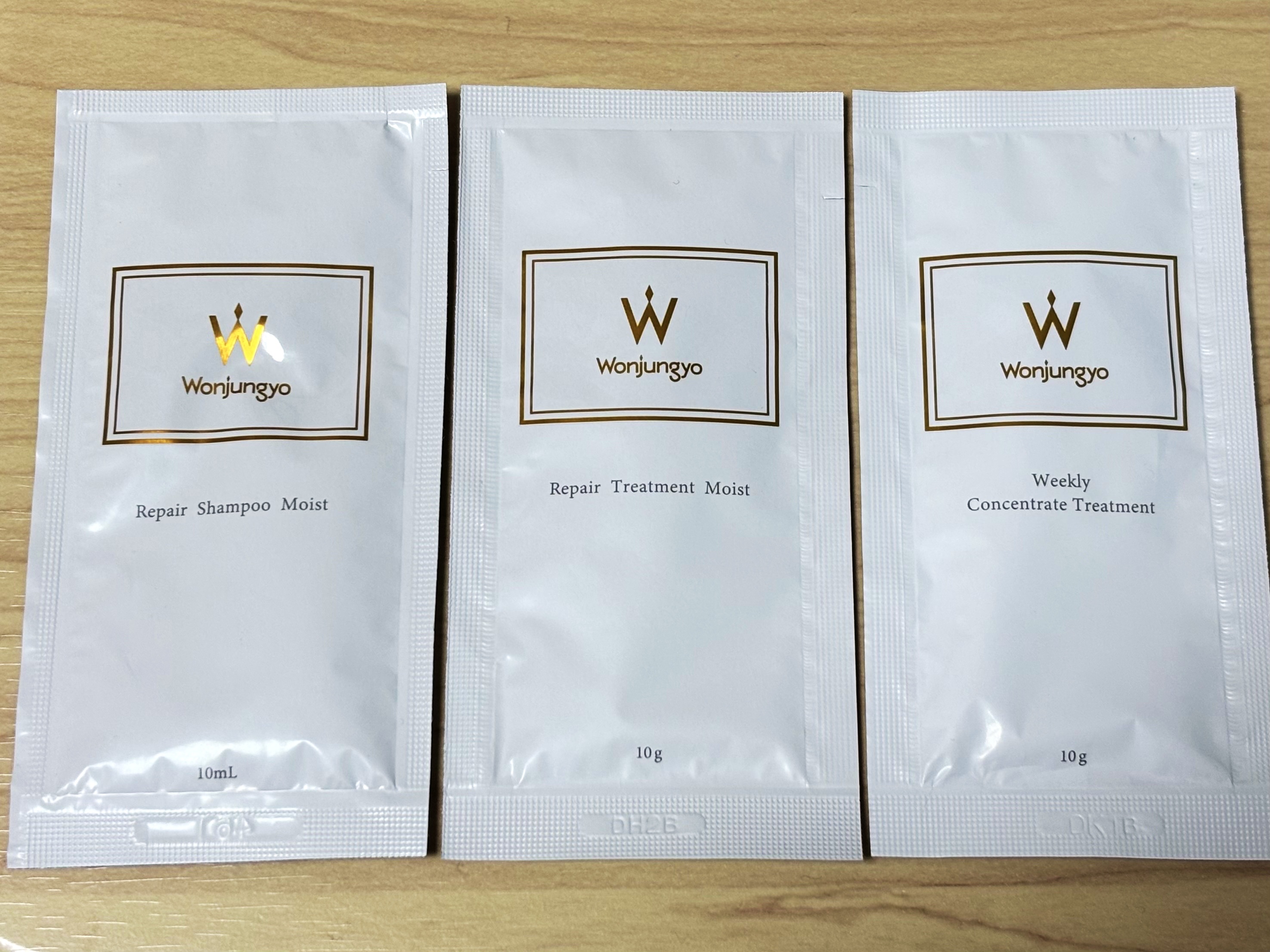 ウォンジョンヨ リペアシャンプー モイスト／リペアトリートメント モイスト/Wonjungyo/市販シャンプーを使ったクチコミ（1枚目）