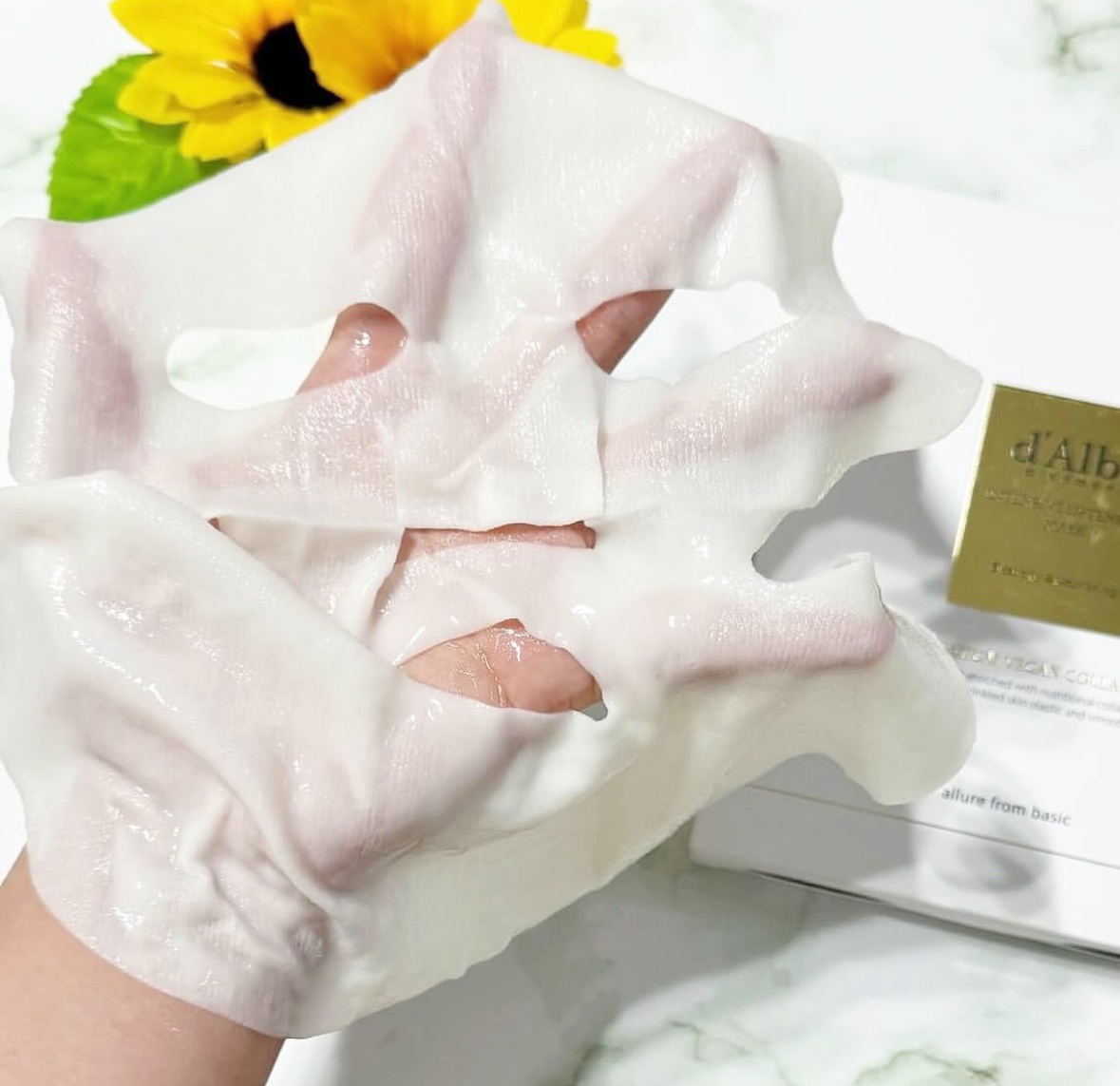 ホワイトトリュフナリシングトリートメントマスク/ダルバ/シートマスク・パックを使ったクチコミ（2枚目）