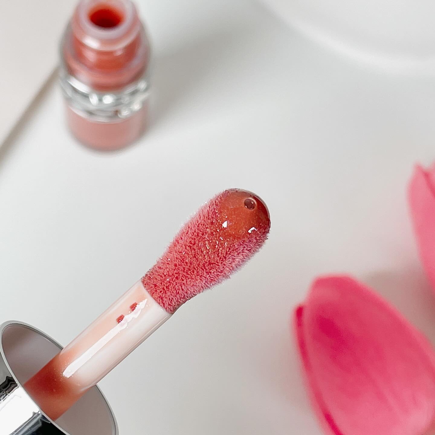 YSL ラブシャイン オイル グロス #5 カリフォルニア サンシャイン/YVES SAINT LAURENT BEAUTE/リップグロスを使ったクチコミ（3枚目）