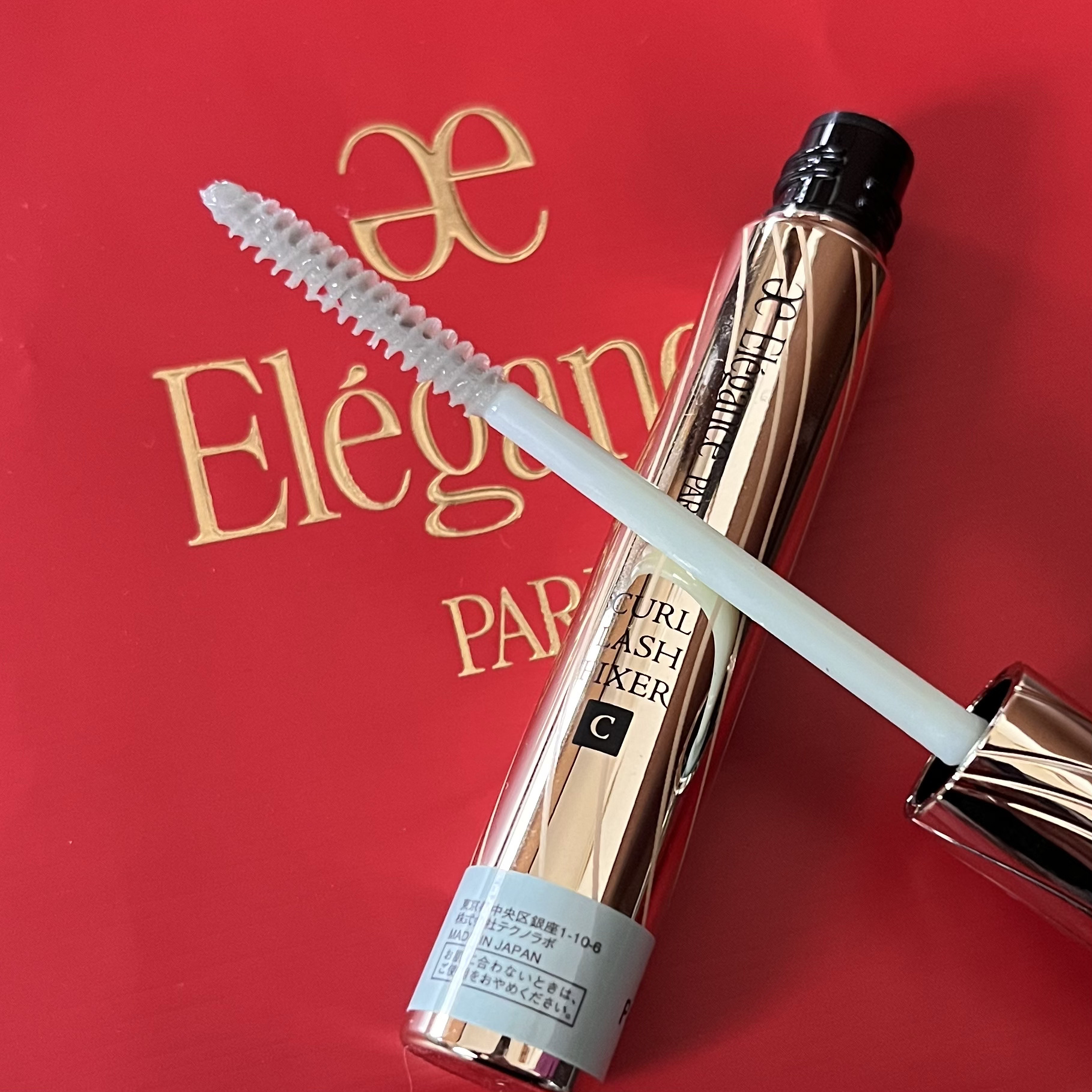 カールラッシュ フィクサー/Elégance/マスカラ下地を使ったクチコミ（2枚目）