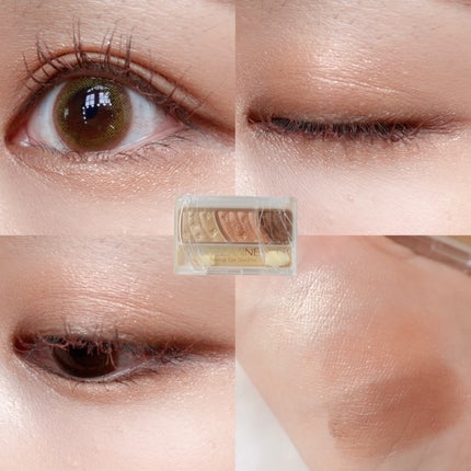 トーンアップアイシャドウ/CEZANNE/アイシャドウパレットを使ったクチコミ(1枚目)