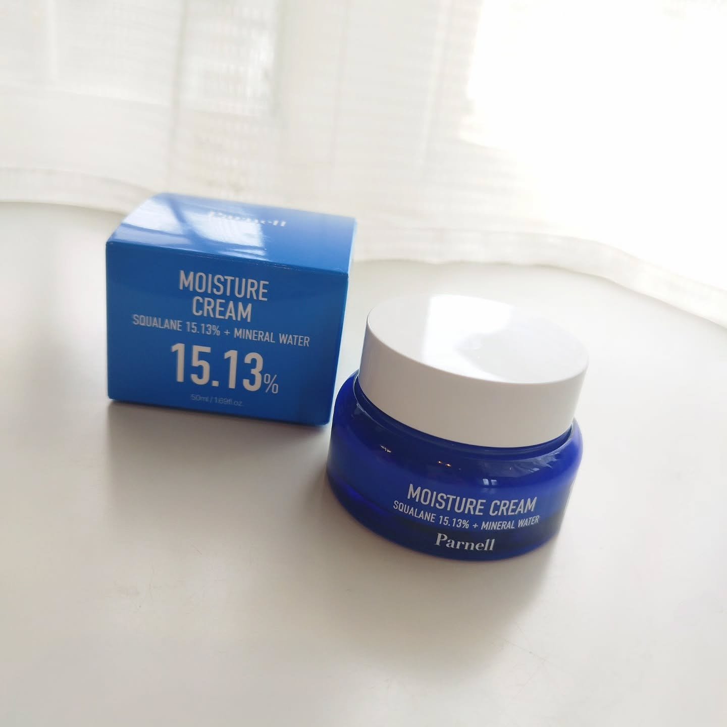 スクワラン 15.13 ミネラルウォーター 保湿ケア クリーム/parnell/フェイスクリームを使ったクチコミ（1枚目）