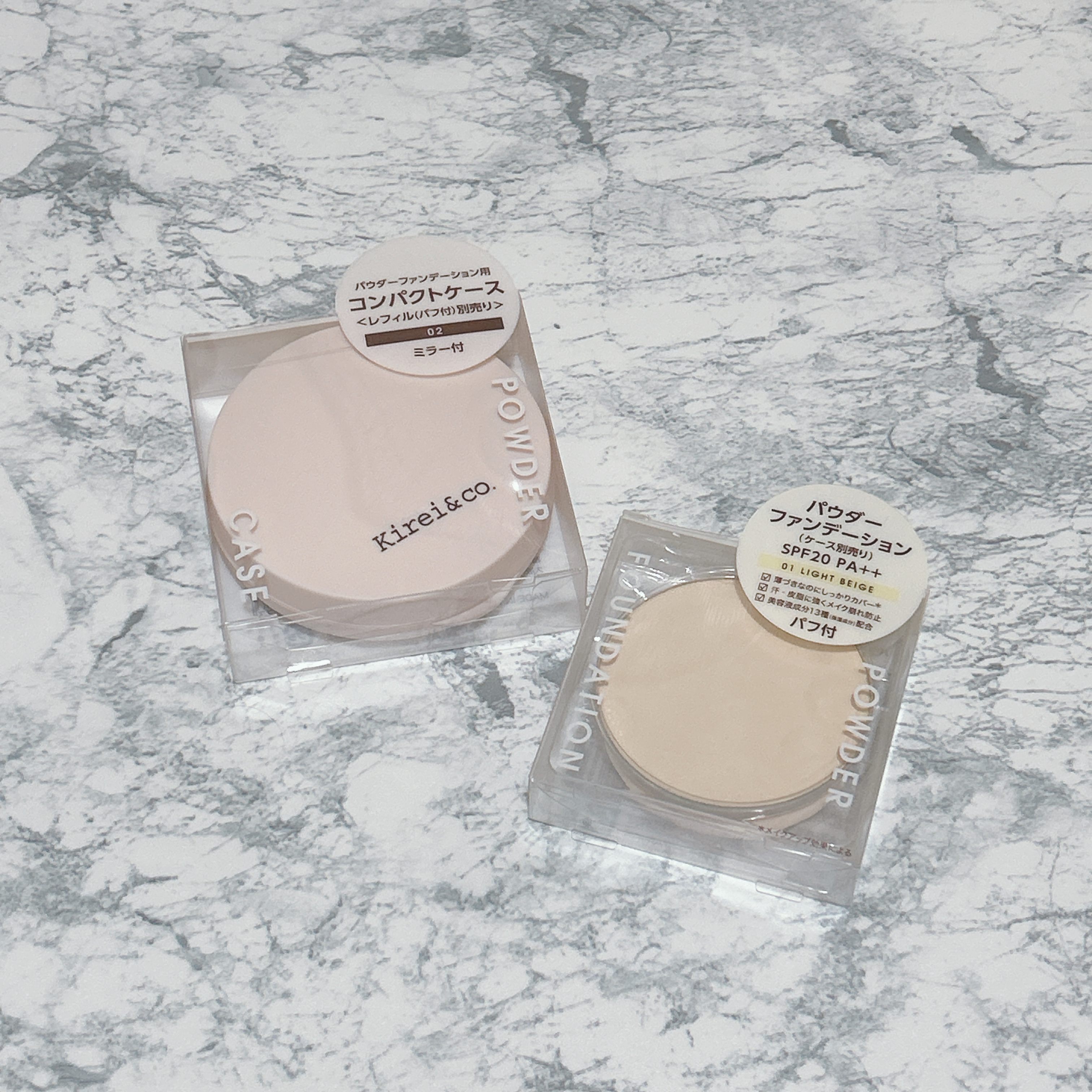 パウダーファンデーション/Kirei&co./パウダーファンデーションを使ったクチコミ（1枚目）