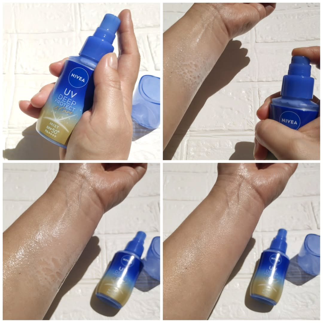 ニベアUV ディーププロテクト＆ケア ミルクミスト/ニベア/日焼け止めミスト・スプレーを使ったクチコミ（3枚目）